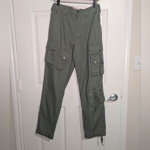 BDG Olive Green Cargo Pants Size 28 Utility Pockets